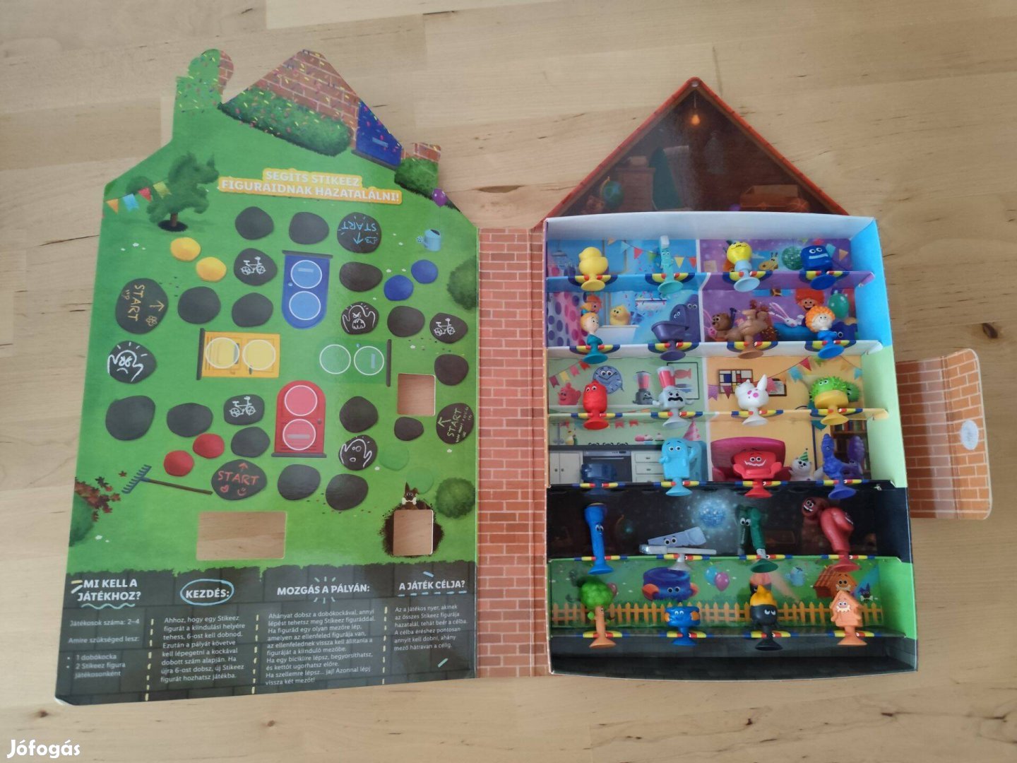 Stikeez Happy Home teljes sorozat (24 db-os) tárolódobozban