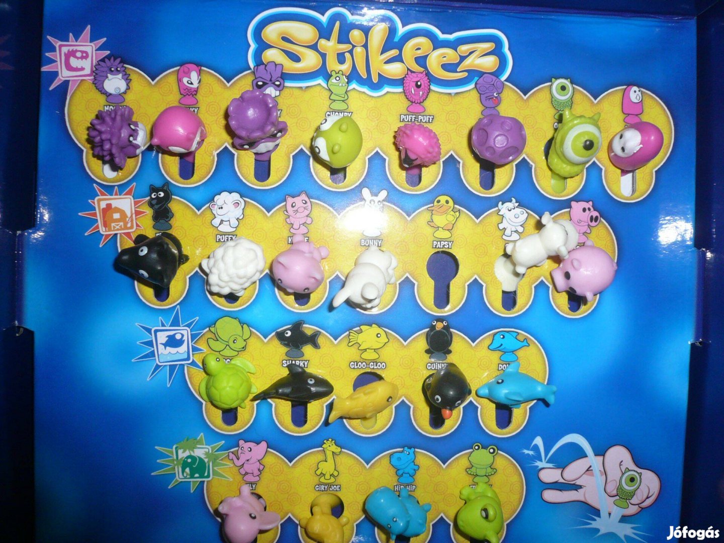 Stikeez figurasor gyűjtemény ( 168 darab figura )