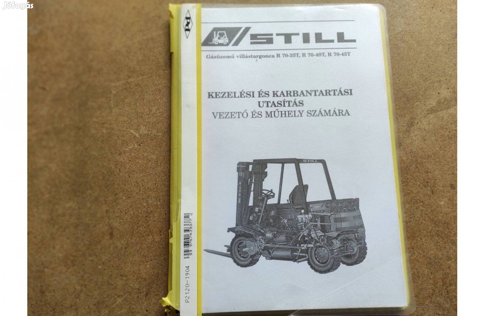 Still R 70-35T gázüzemű targonca kezelési karbantartási utasítás