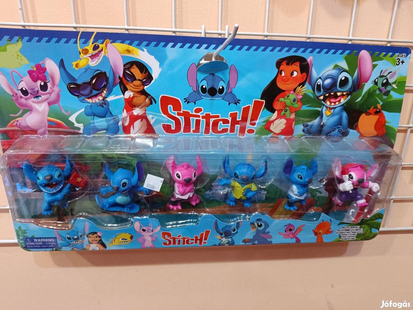 Stitch játék figura szett, vadi új!