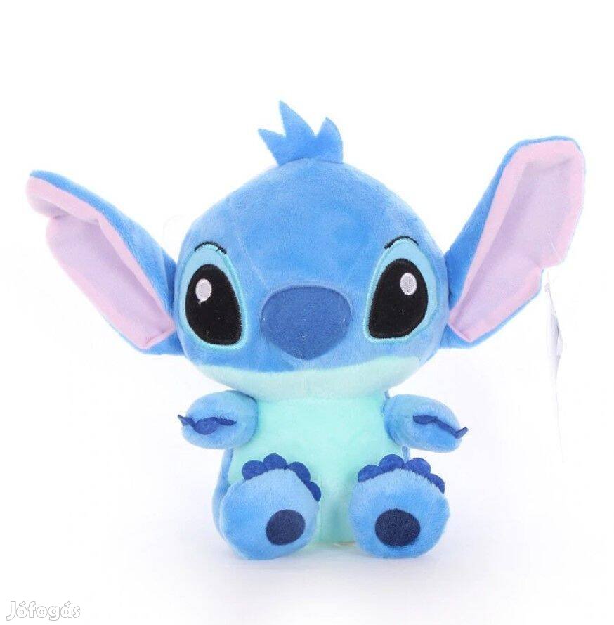 Stitch plüss 18cm +ajándék kulcstartó Új Készleten