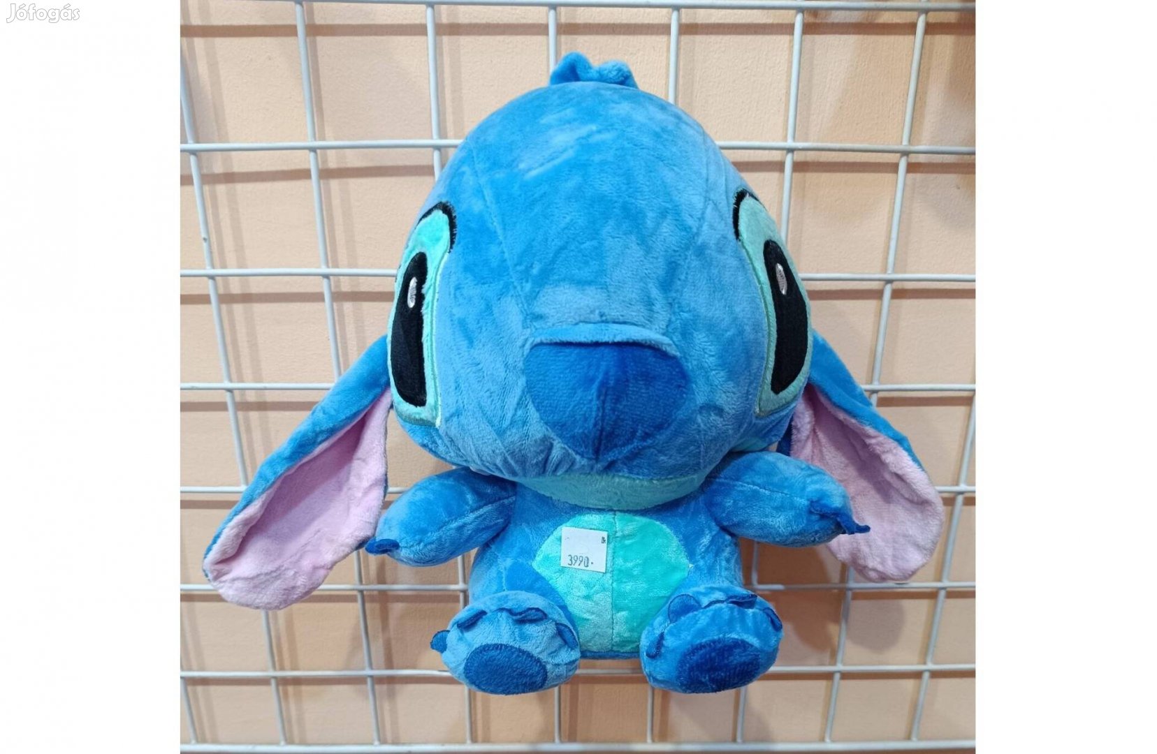 Stitch plüss figura, kék, 28 cm, vadi új!