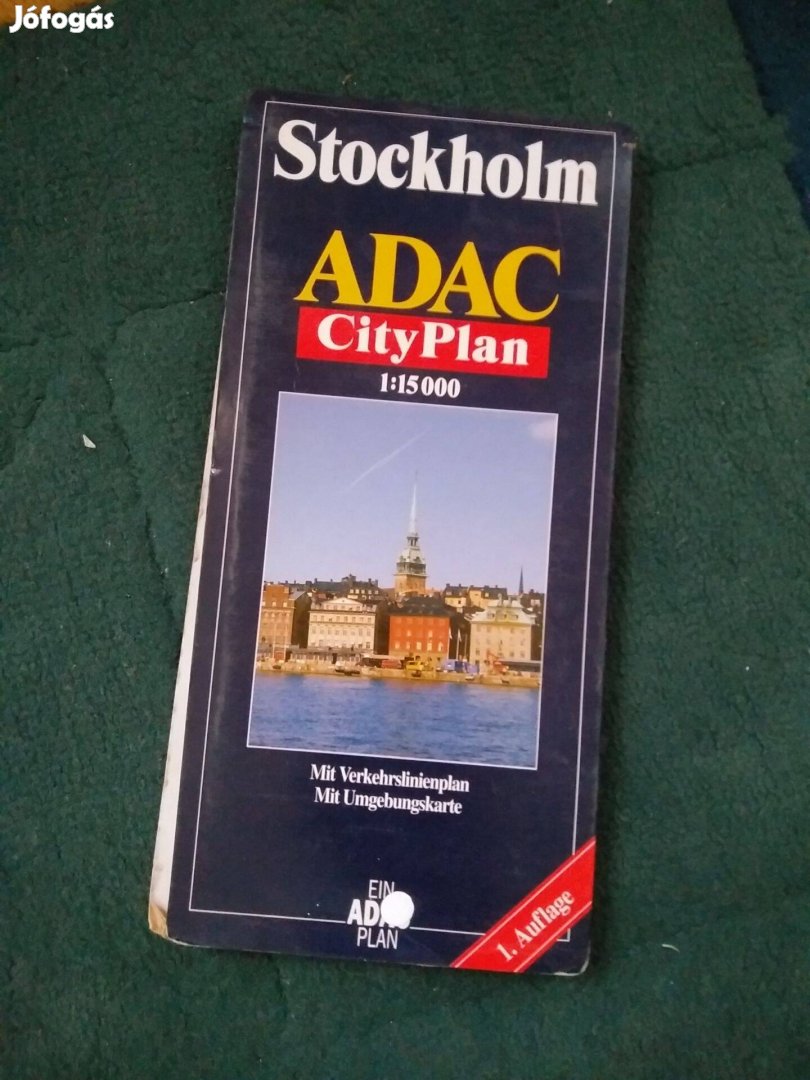 Stockholm várostérkép ADAC 115000