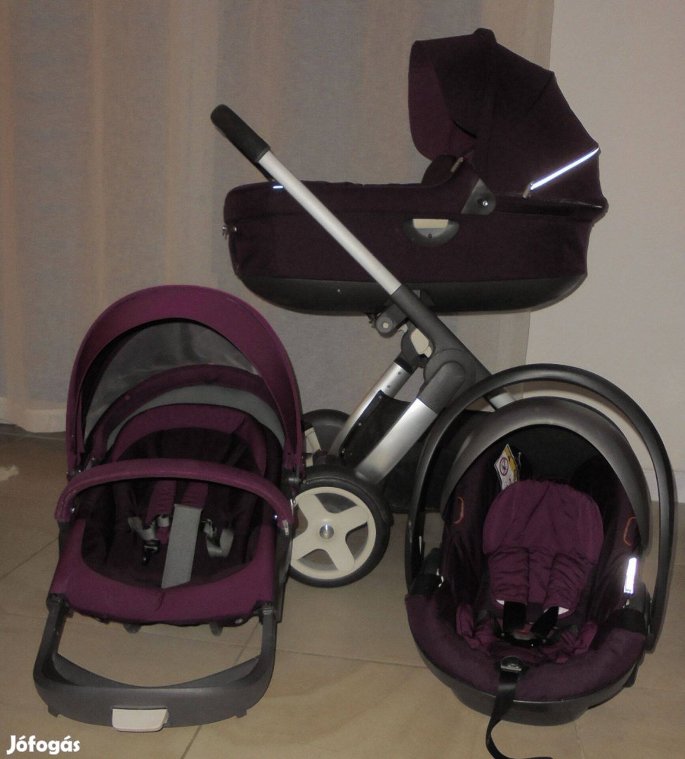 Stokke Crusi babakocsi 3az1-ben ingyen szállítással