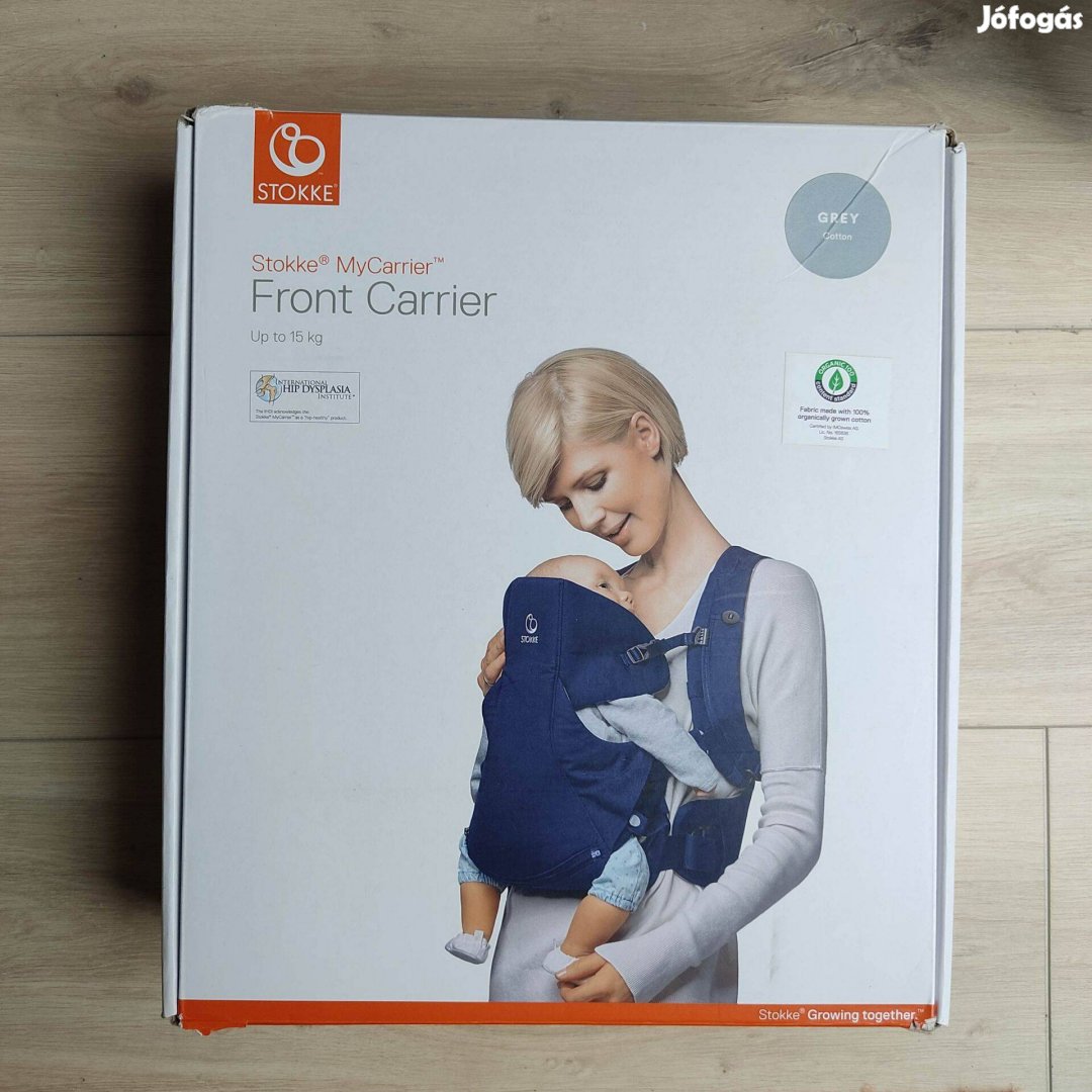 Stokke My Carrier front, back babahordozó teljes szett szürke