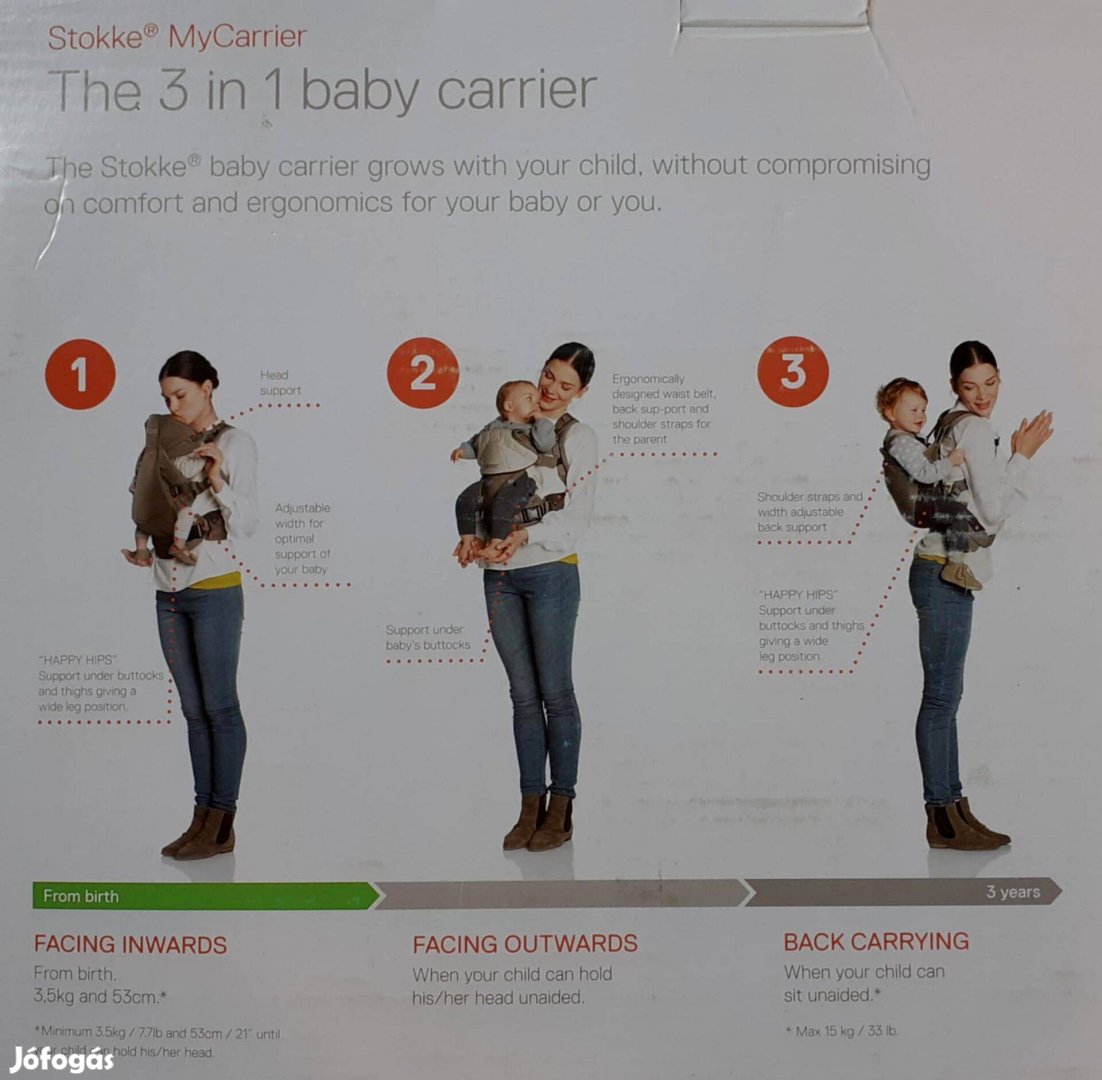 Stokke Mycarrier 3 in 1 hordozó