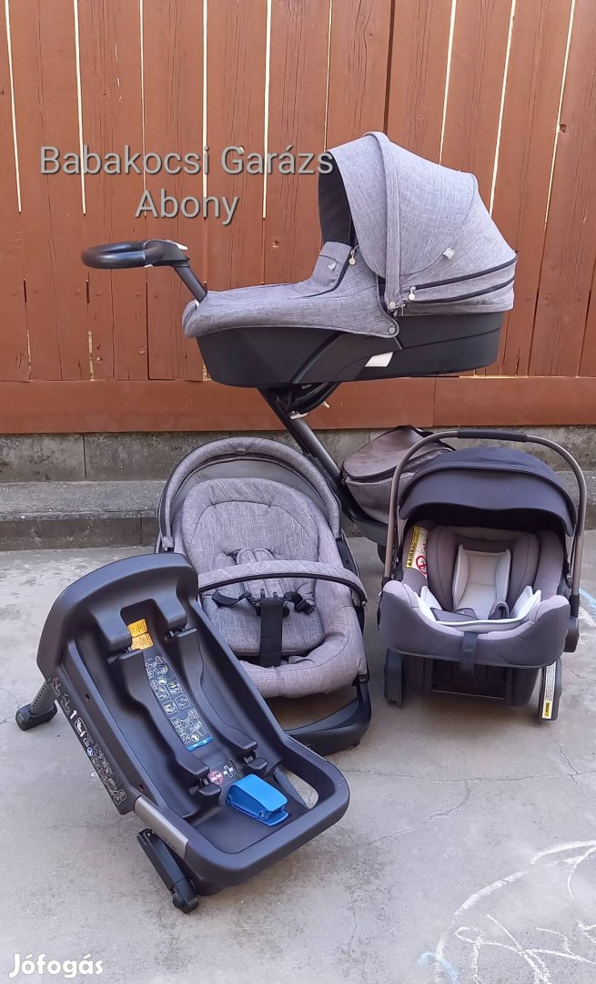 Stokke V5 babakocsi szett isofix talppal