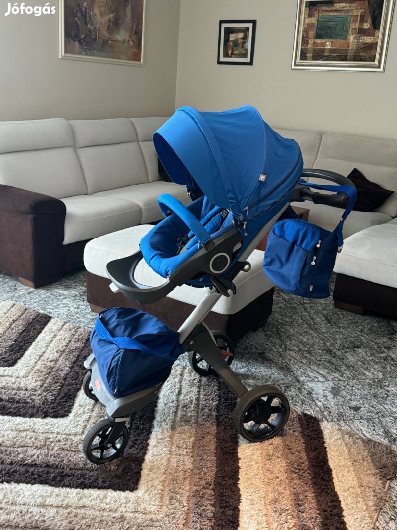 Stokke Xplory v5 kobaltkék színben 3in1