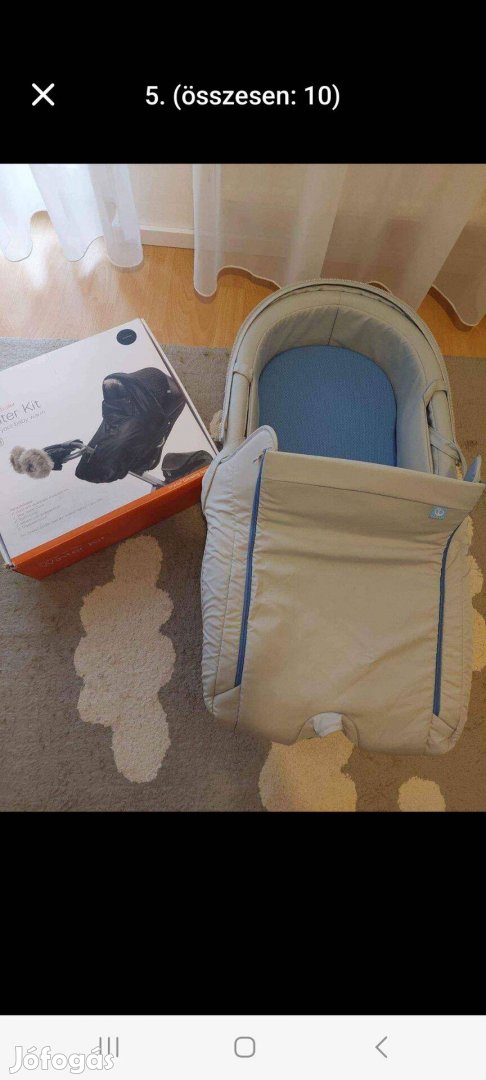 Stokke babakocsi fekete