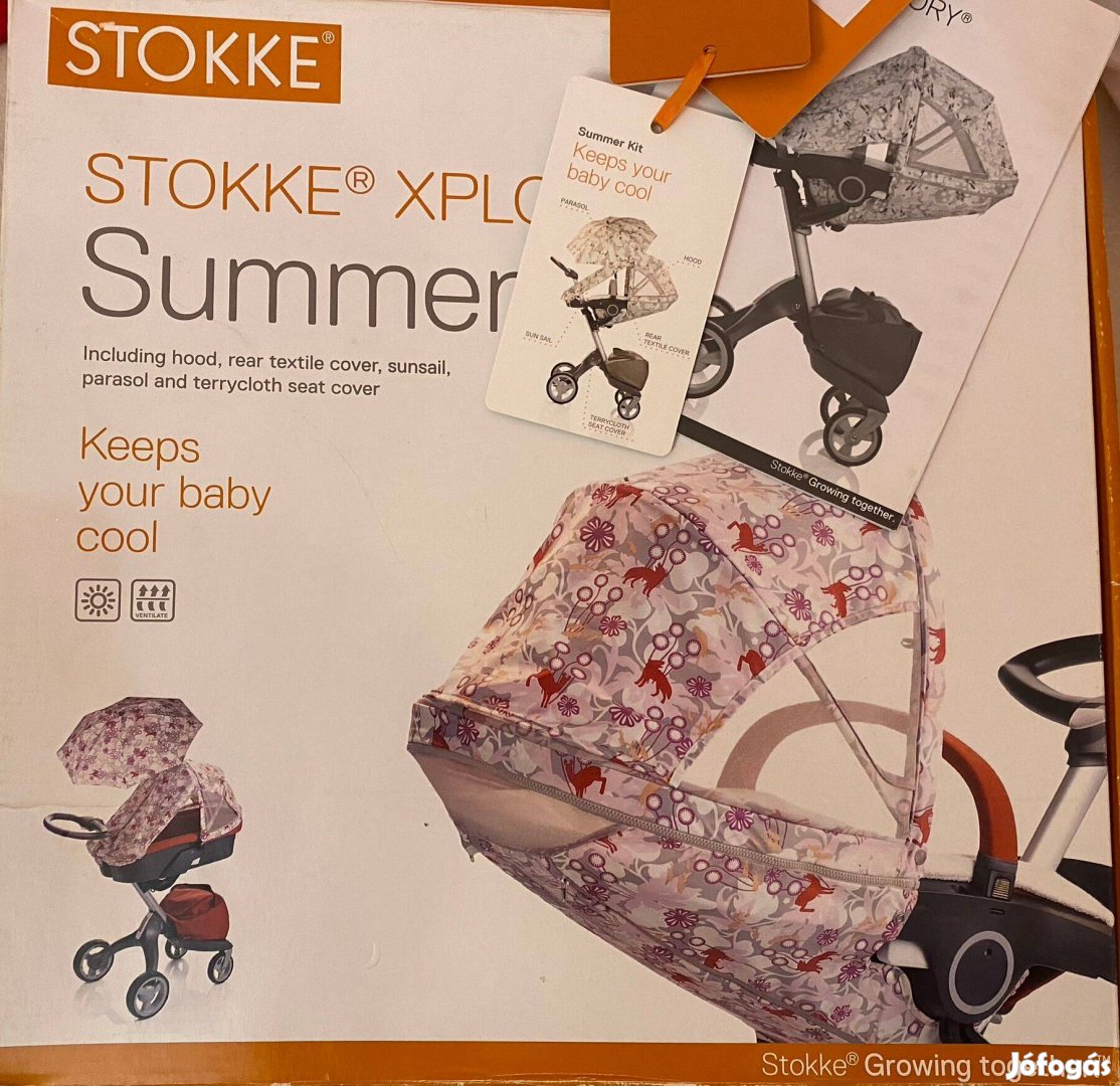 Stokke xplory babakocsihoz nyári huzat szett napernyővel