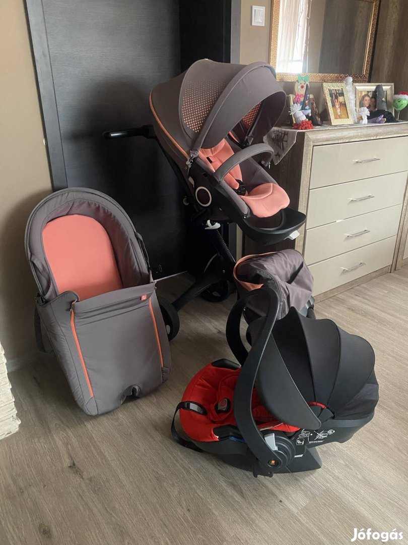 Stokke xplory v5 3in1 athleisure coral 