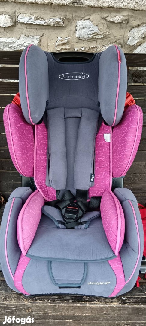 Storchenmühle Starlight SP Recaro rosy gyerekülés autósülés 9-36 kg