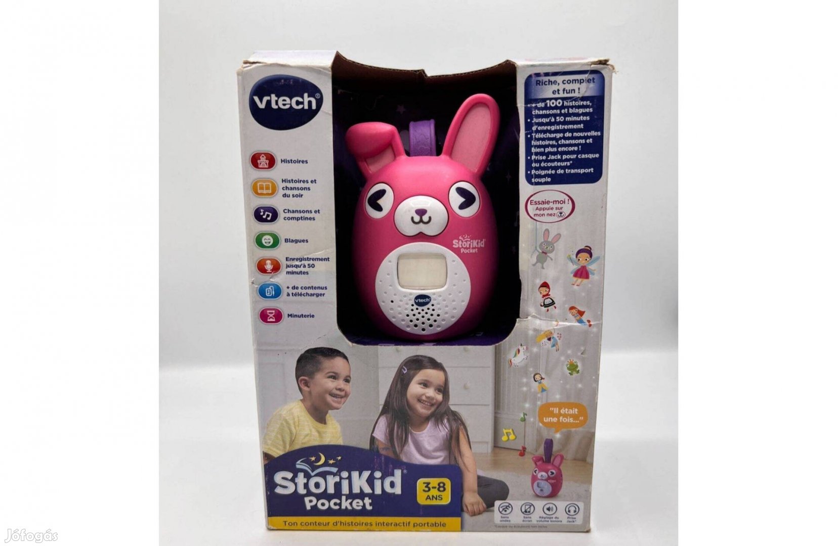 Storikid Pocket Stories interaktív játék, rózsaszín, új, Akciós