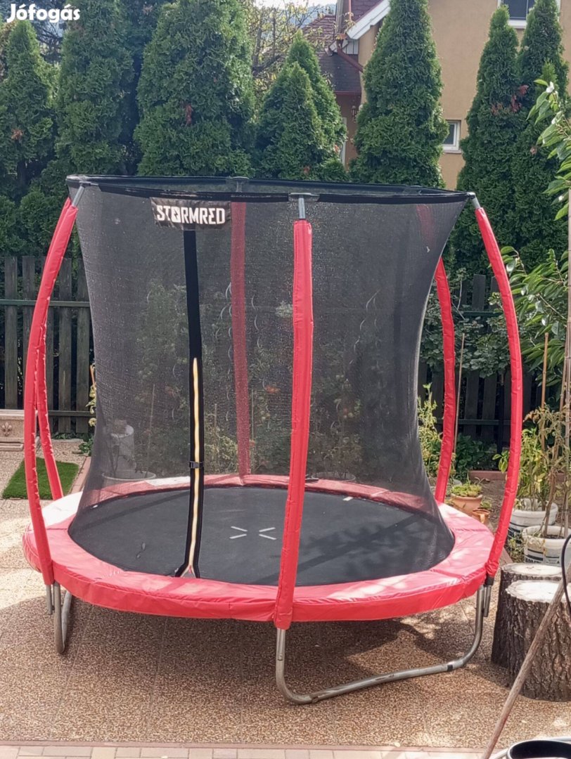 Stormred Pro trambulin - 244 cm átmérőjű