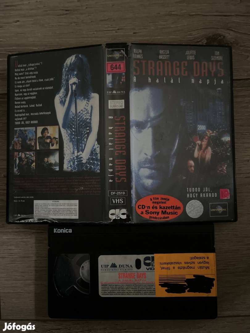 Strange days a halál napja vhs 