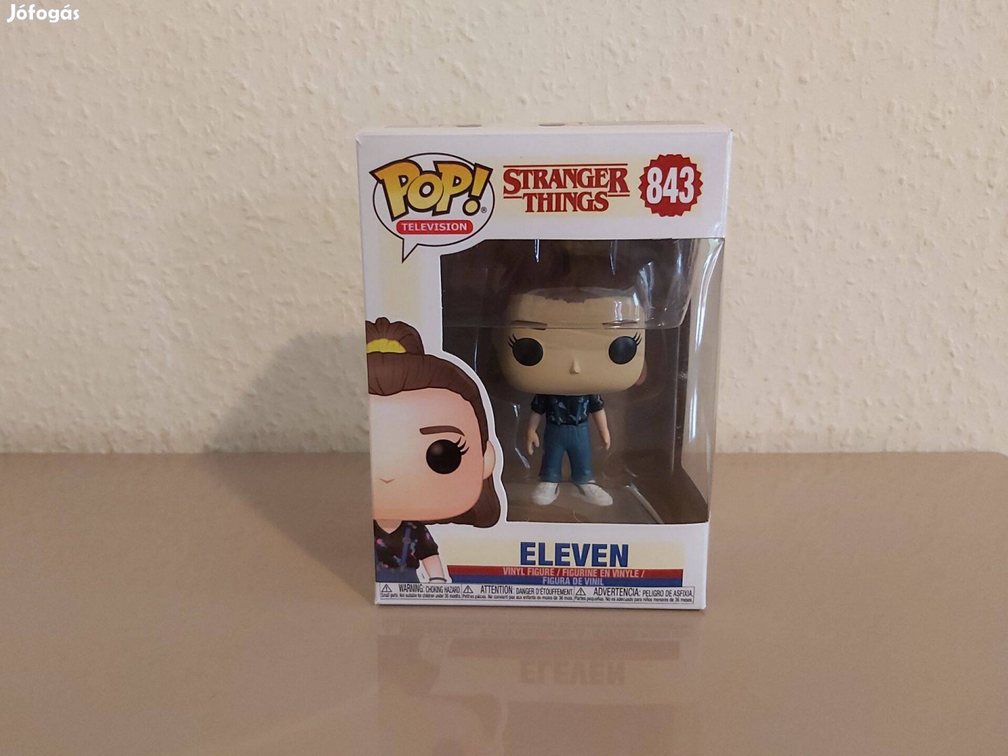 Stranger Thing Eleven 11 POP figura dobozzal Új számlával készletről 2