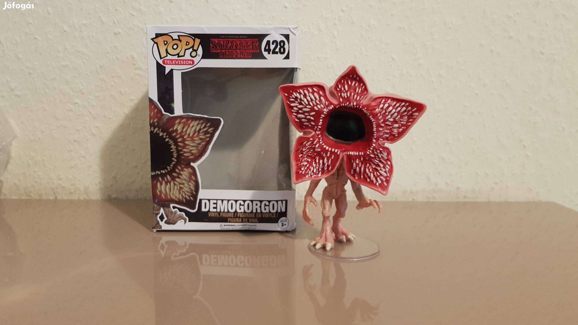 Stranger Things Demogorgon figura Funko POP dobozzal Új készleten szám