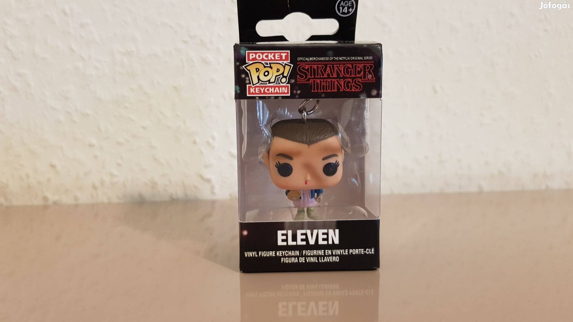 Stranger Things Eleven 11 kulcstartó POP dobozzal Új számlával