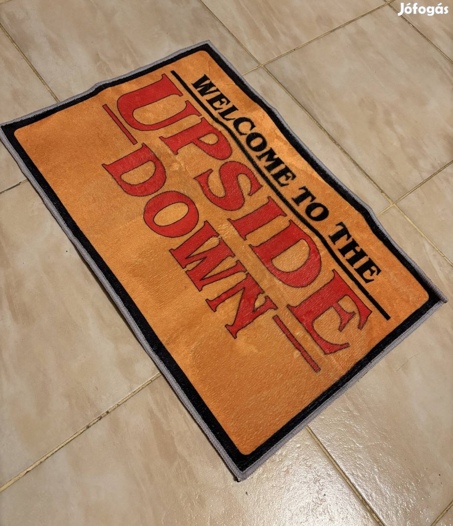 Stranger things Upside down, szőnyeg lábtörlő