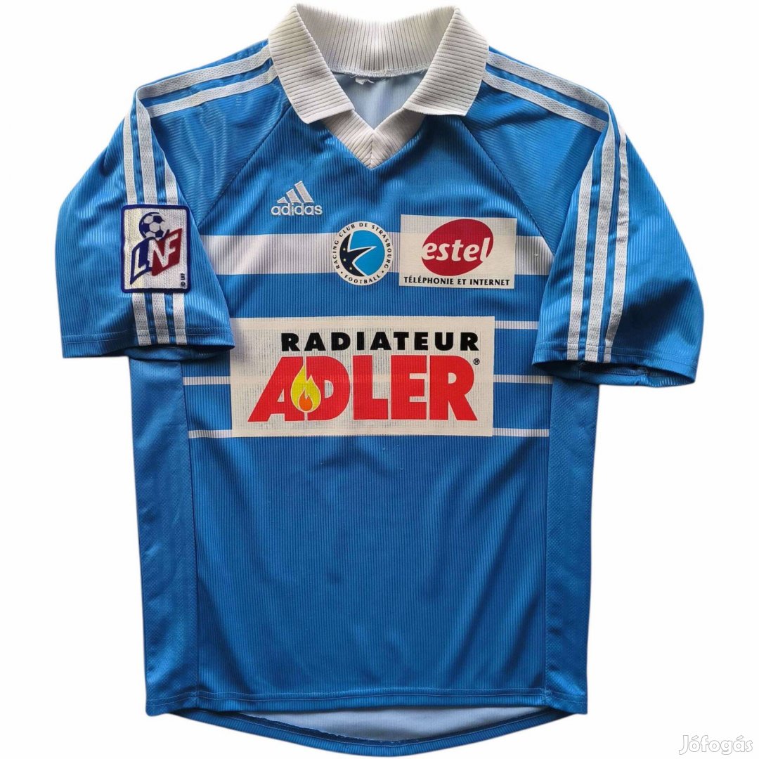 Strasbourg 1999-00 Adidas hazai foci mez M-es