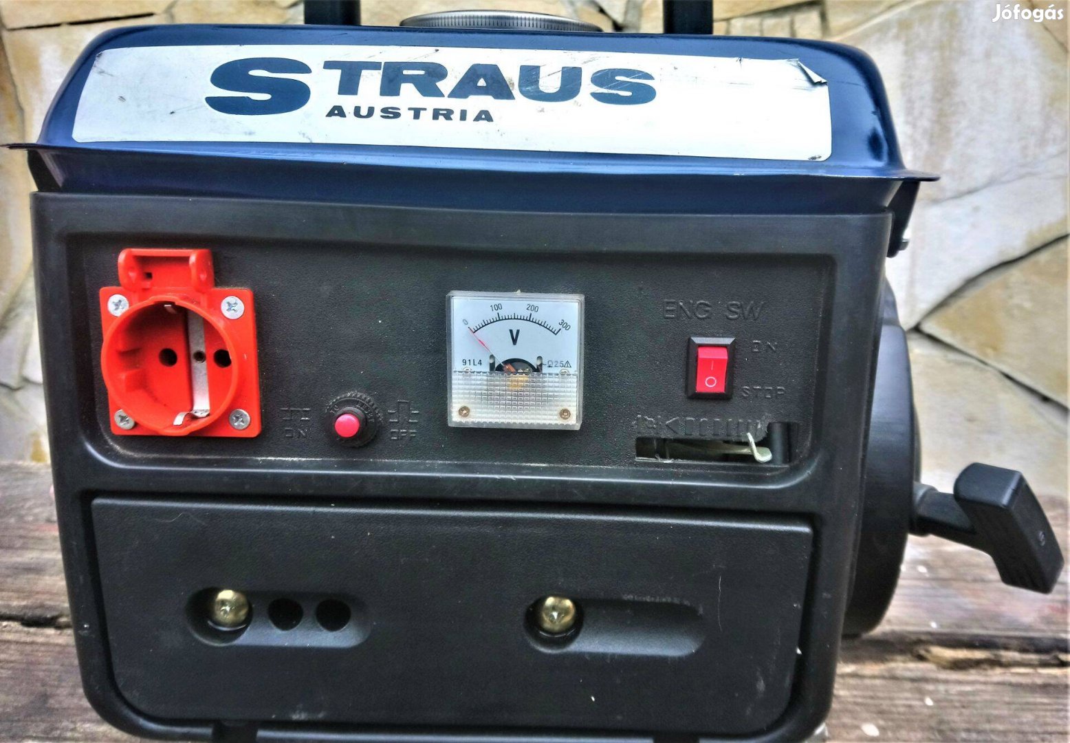 Straus 850W benzinmotoros áramfejlesztő, generátor aggregátor Csepelen
