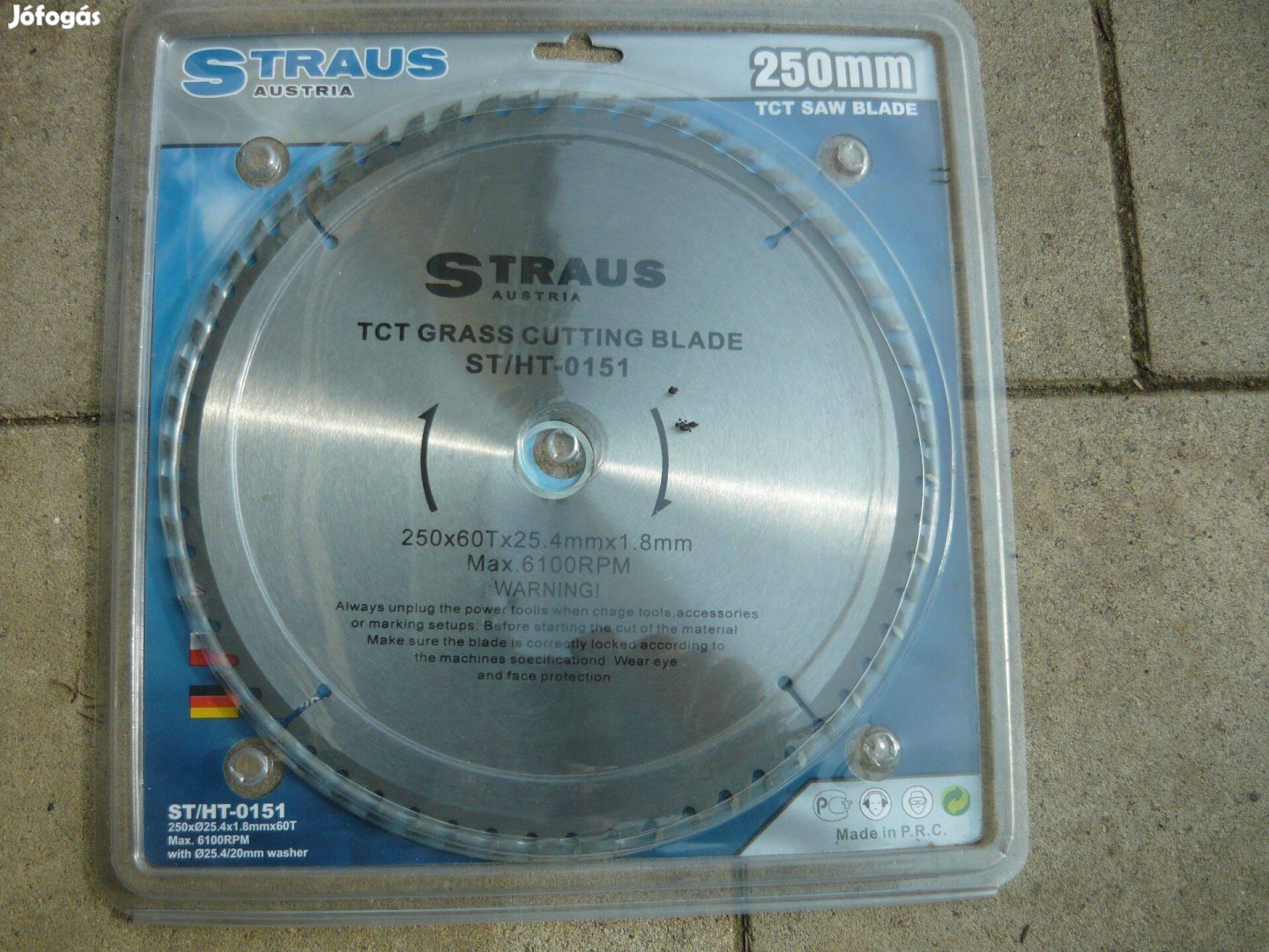 Straus Vídiás kőr vágó fűrész korong