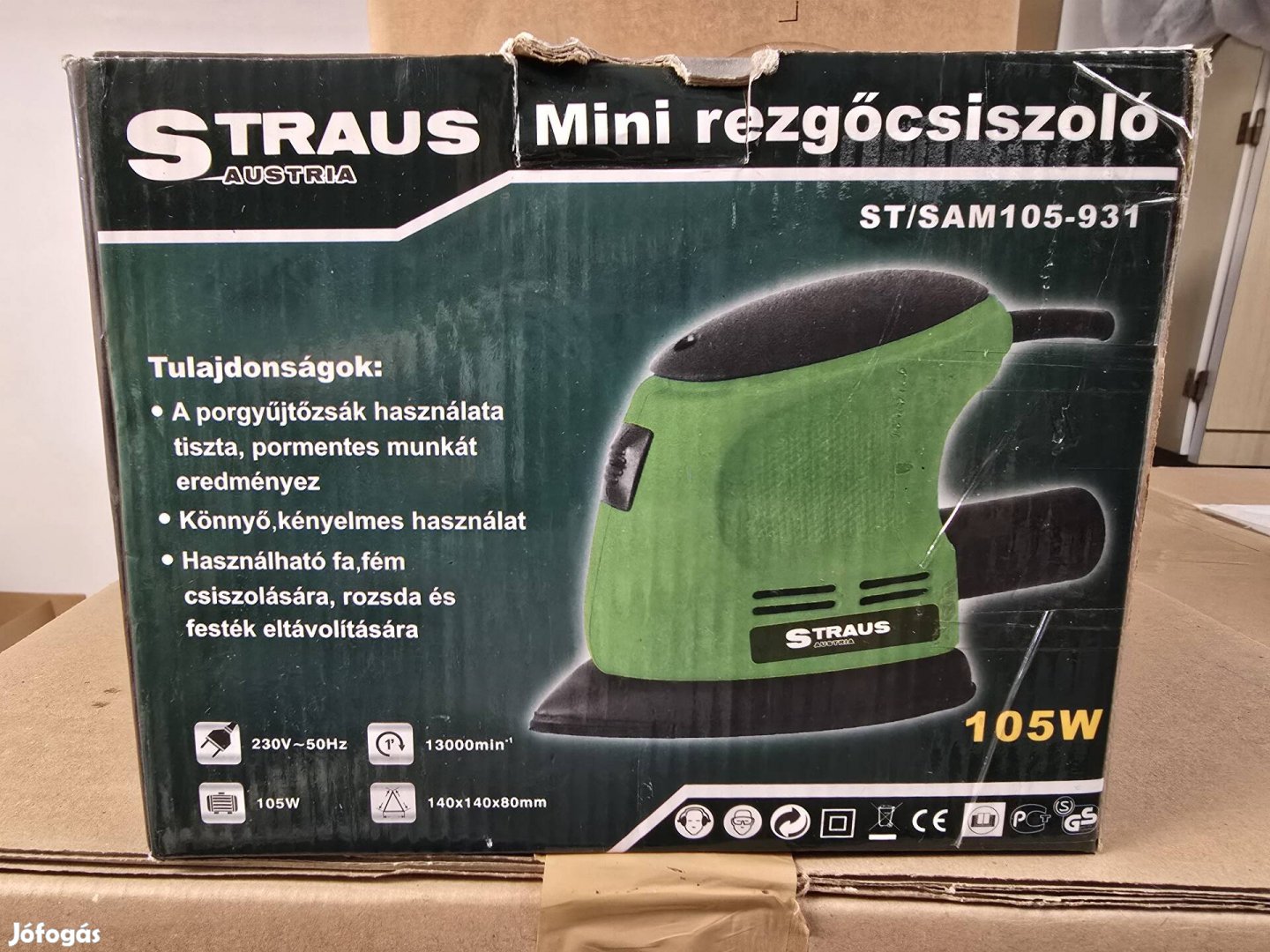 Straus rezgőcsiszoló Új