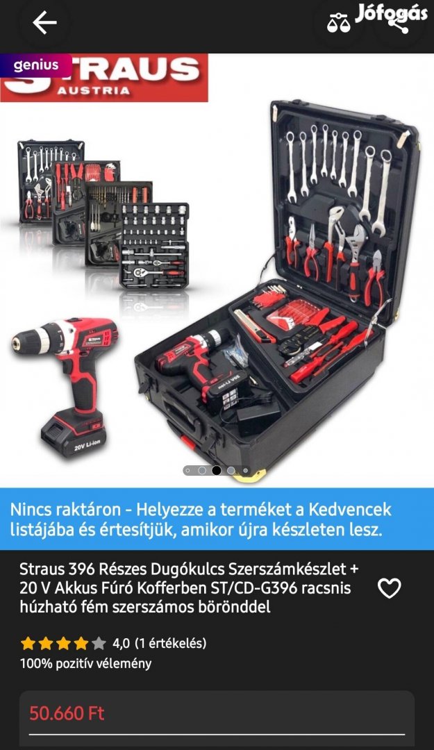 Straus szerszámos bőrőnd