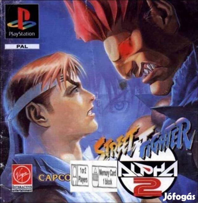 Street Fighter Alpha 2, Boxed PS1 játék