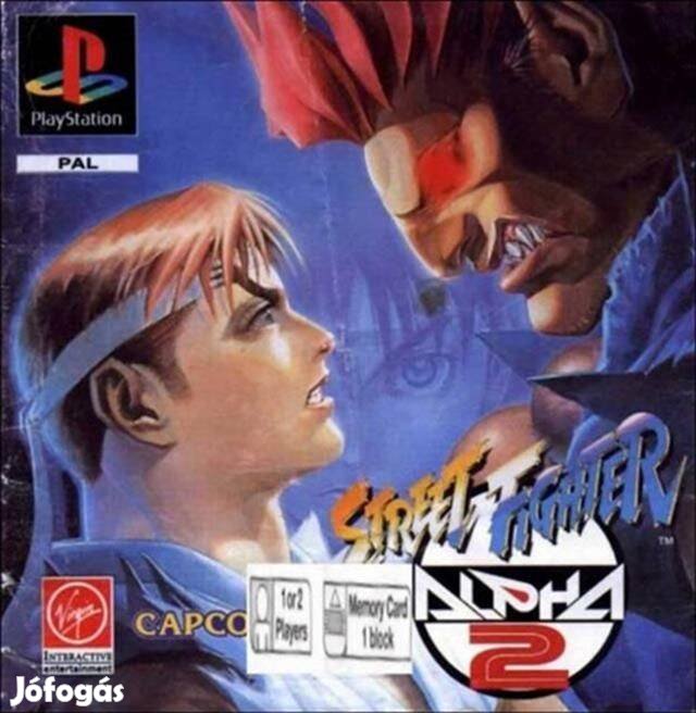 Street Fighter Alpha 2, Boxed eredeti Playstation 1 játék