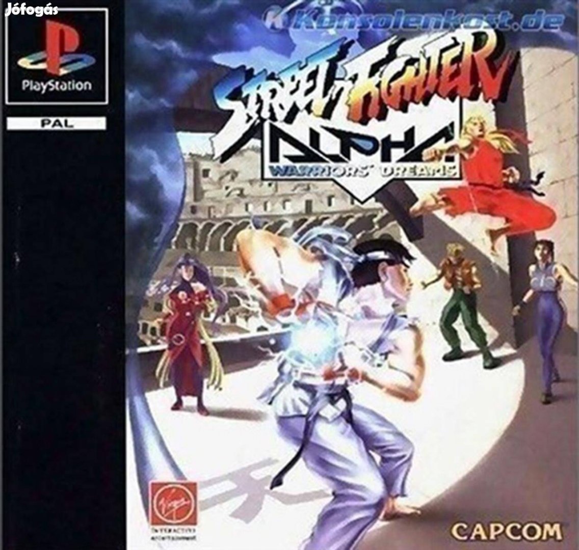 Street Fighter Alpha Warriors' Dreams, Boxed eredeti Playstation 1 ját