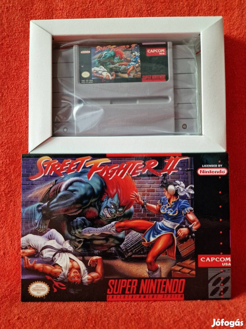 Street Fighter Ii Ntsc Usa Super Nintendo Játék Snes Vi Kerület Nintendo Konzol és Játékok 0723