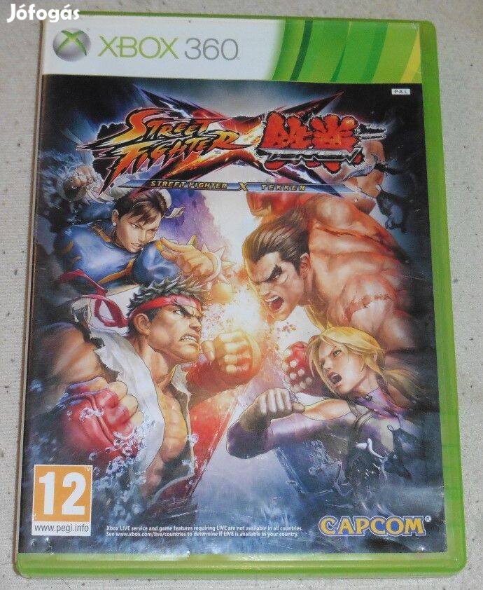 Street Fighter X Tekken (Verekedős) Gyári Xbox 360 Játék