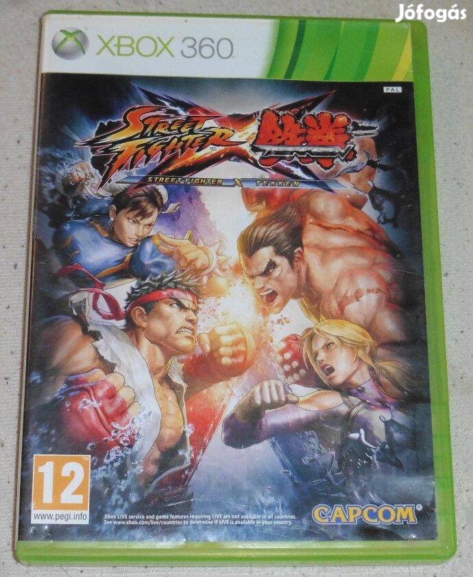 Street Fighter X Tekken (Verekedős) Gyári Xbox 360 Játék