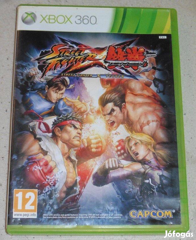 Street Fighter X Tekken (Verekedős) Gyári Xbox 360 Játék