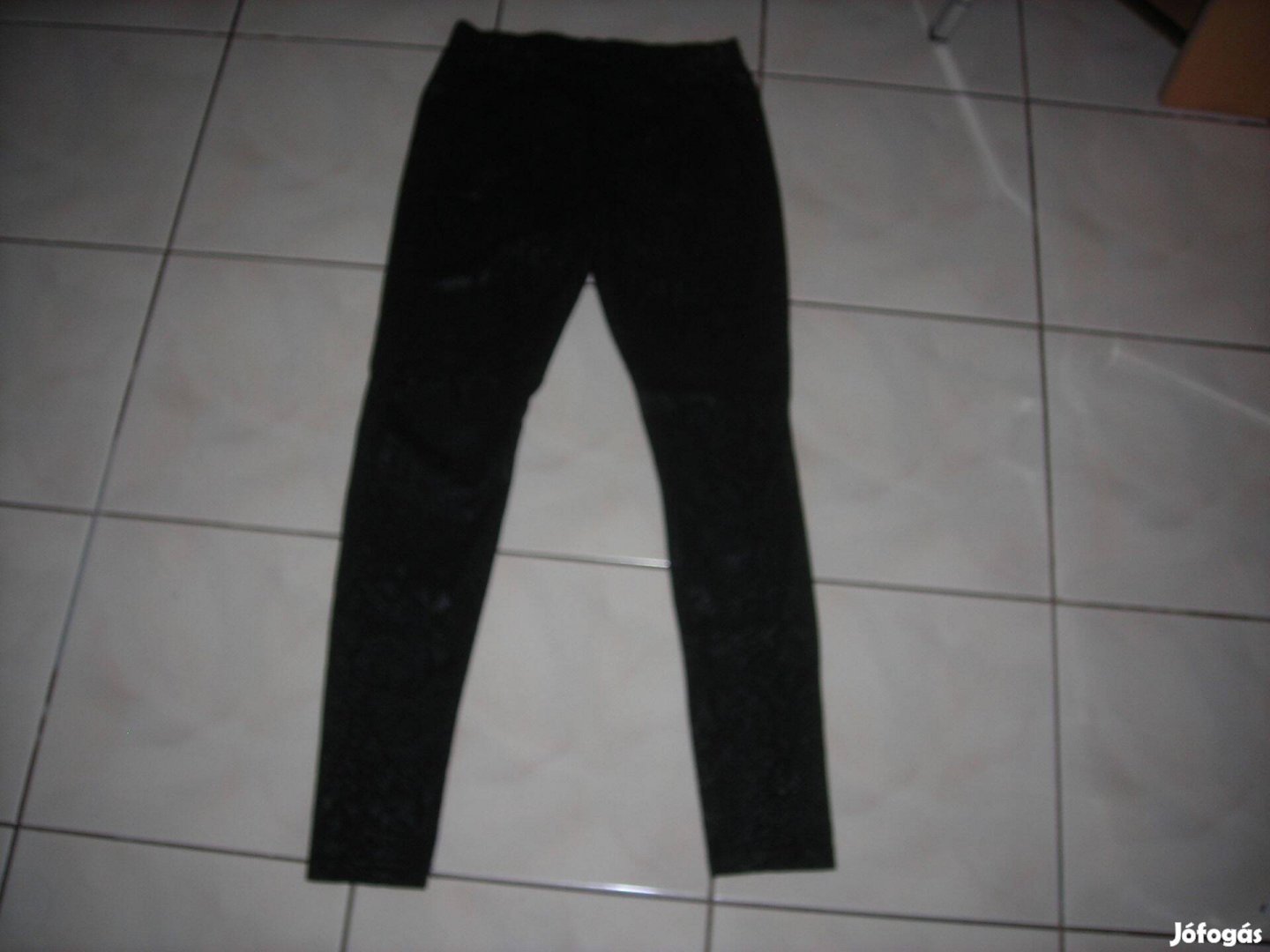 Street one fekete mintás leggings 36