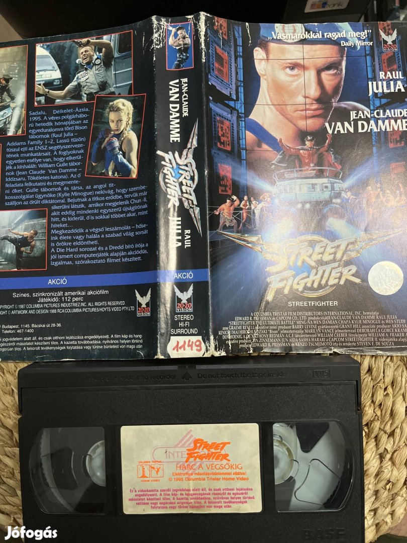 Streetfighter vhs