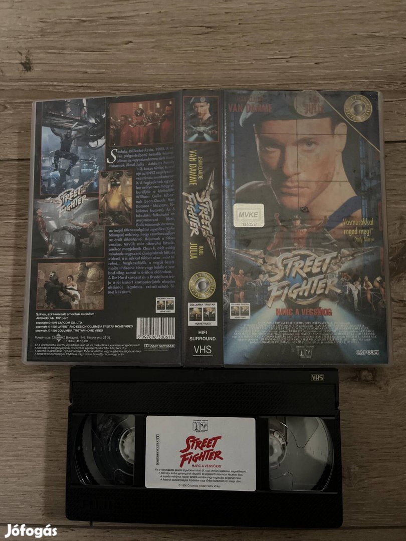 Streetfighter vhs 