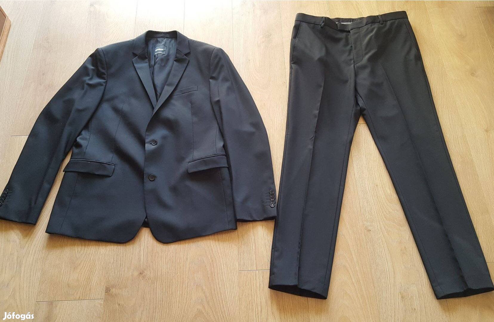 Strellson öltöny (zakó + nadrág) - 54-es - fekete