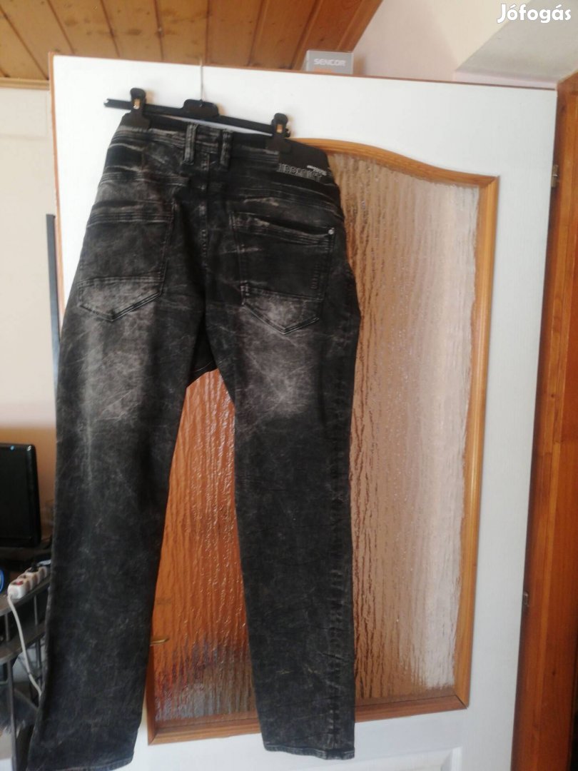 Stretch Denim szürke, vadonatúj farmerw36