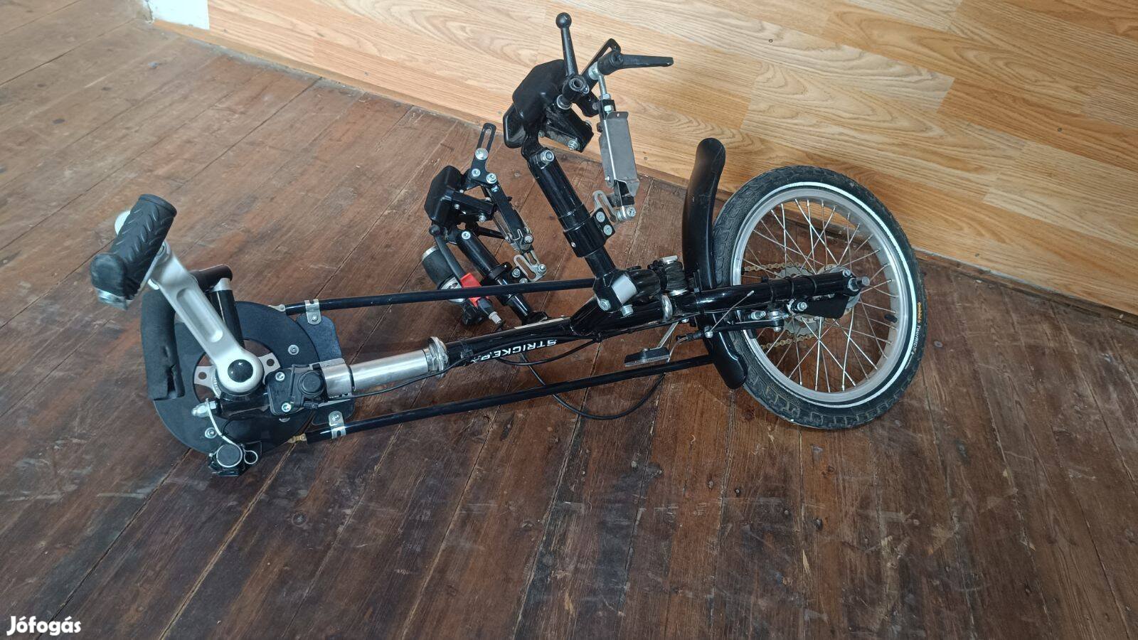 Stricker handbike kézibicikli kerekesszékre - lábtartóra rögzíthető