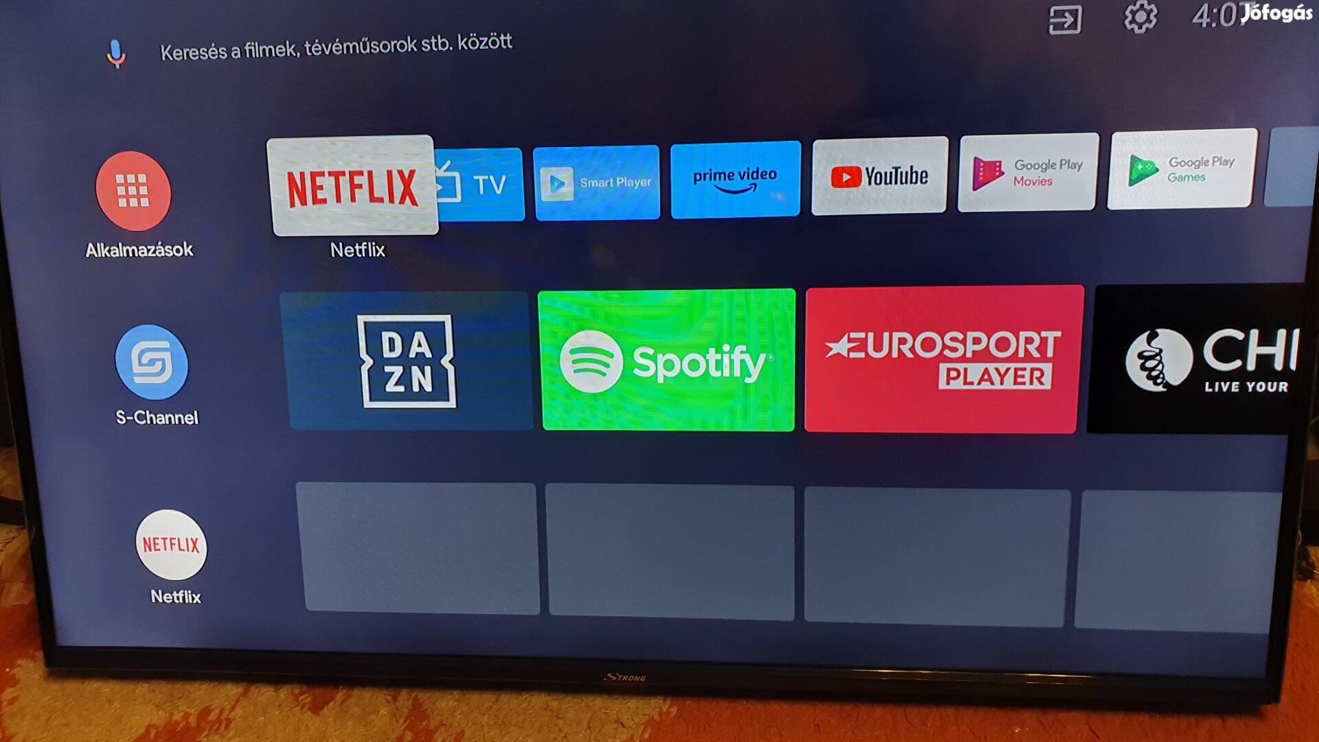 Strong Srt43fc5433 Android Smart Tv Hibás Vác Pest 7739