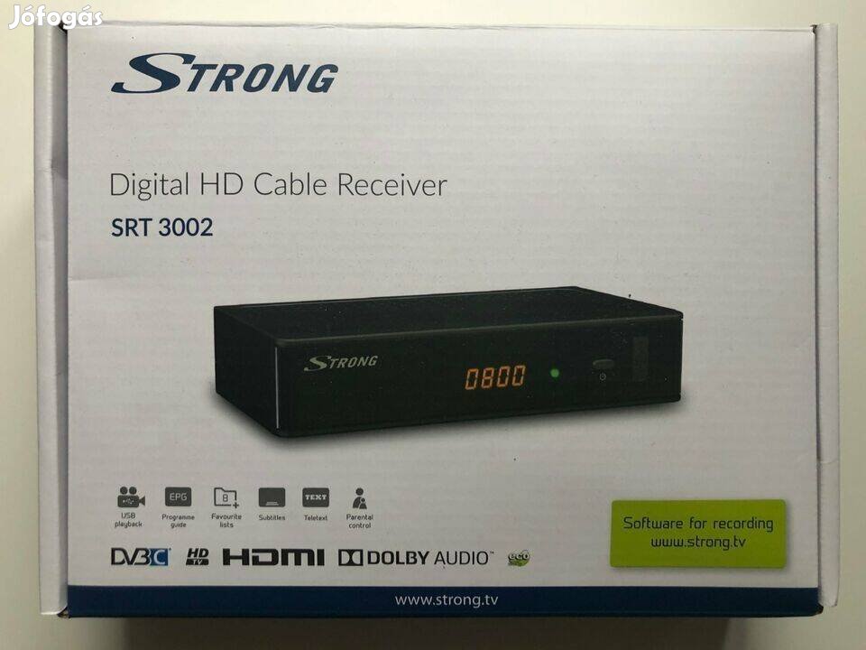 Strong SRT 3002,Thomson THC 301, HD kábel TV (DVB-C) vevőkészülék