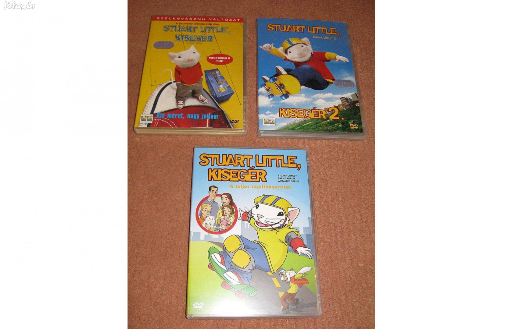 Stuart Little kisegér DVD csomag