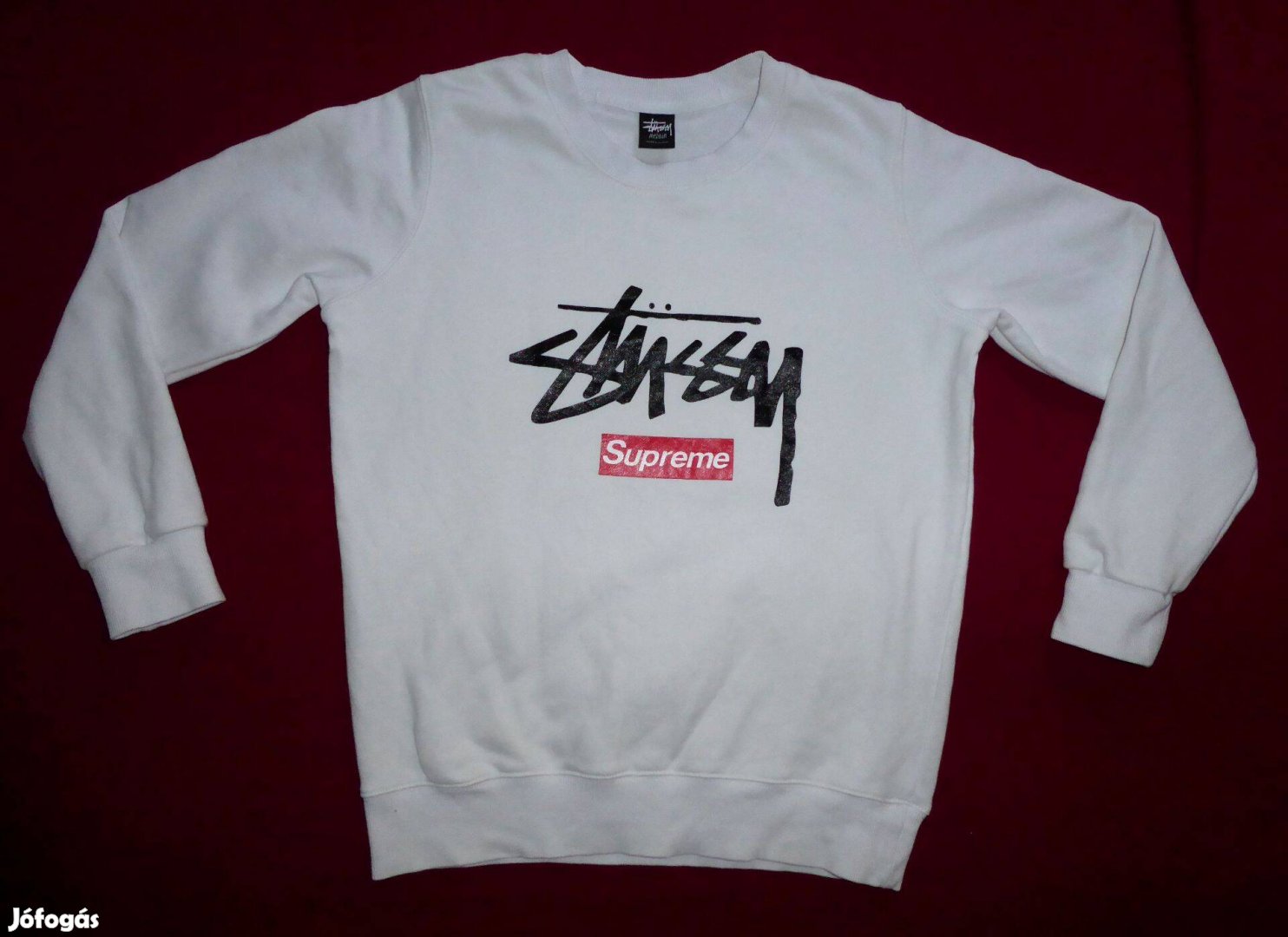 Stüssy Supreme limitált kiadású M méretű pulóver