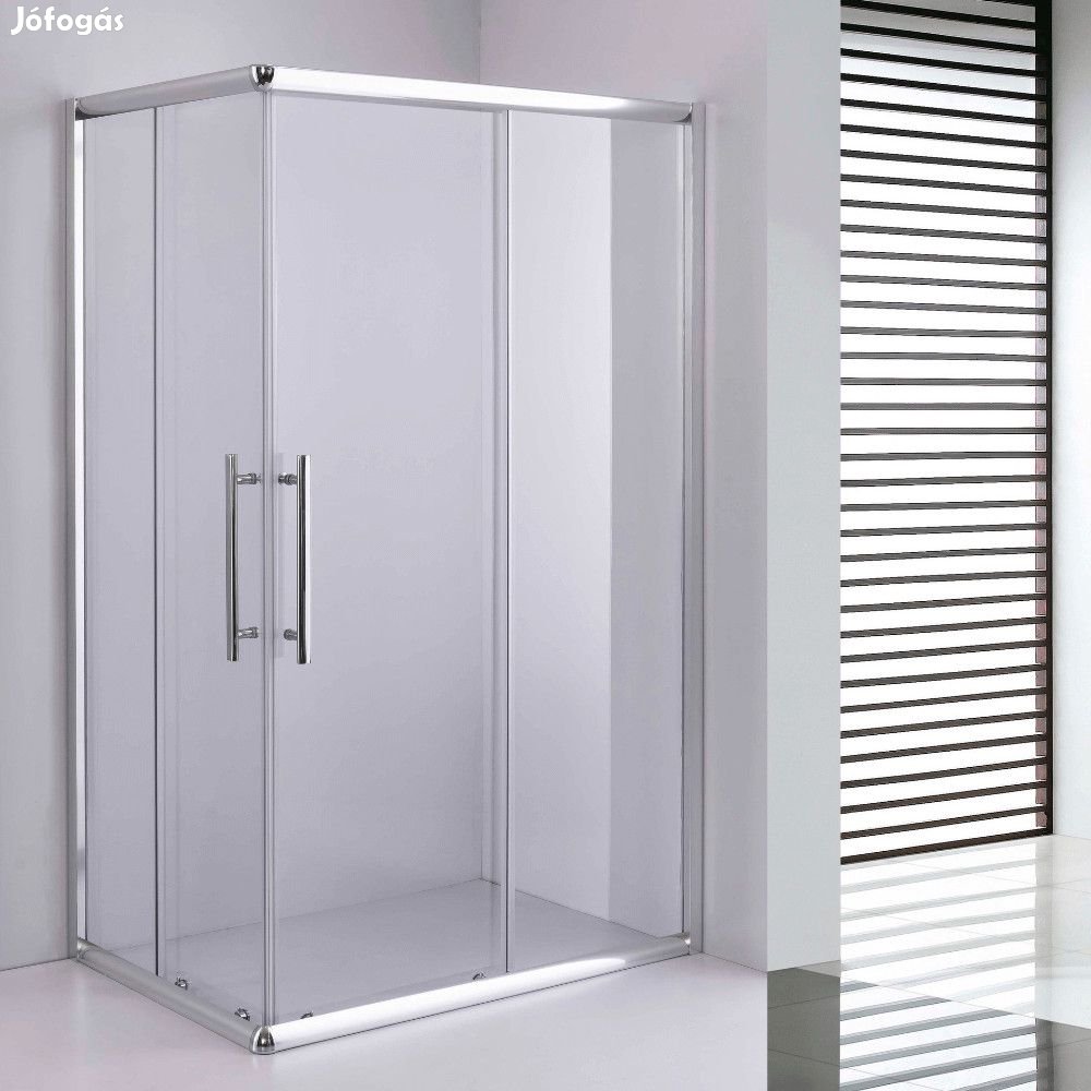 Stuxi Nizza 100x80 cm aszimmetrikus két tolóajtós