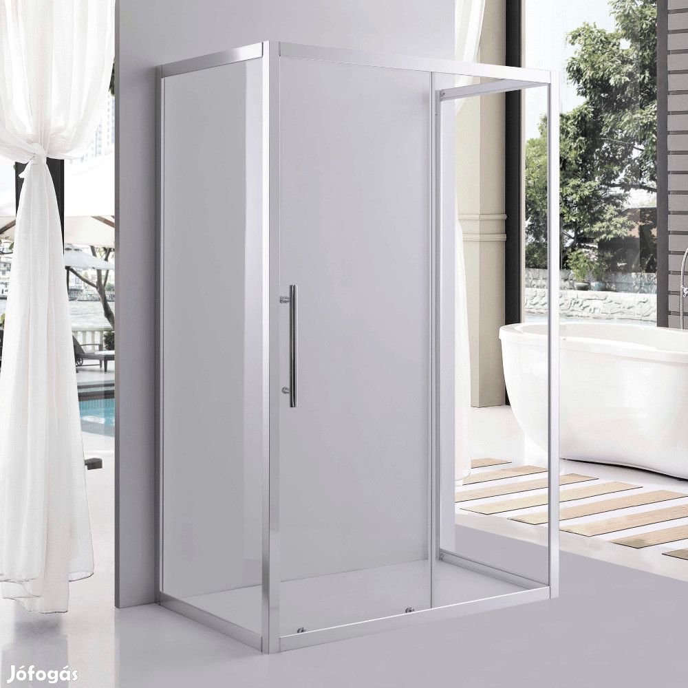 Stuxi Nizza 100x90 falsíkra szerelhető 3 oldalú tolóajtós