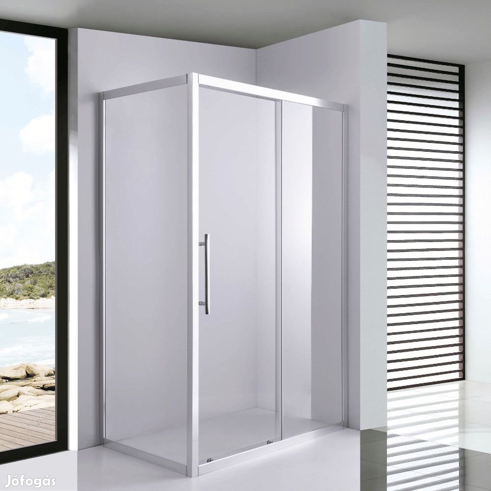 Stuxi Nizza 130x90 aszimmetrikus szögletes tolóajtós