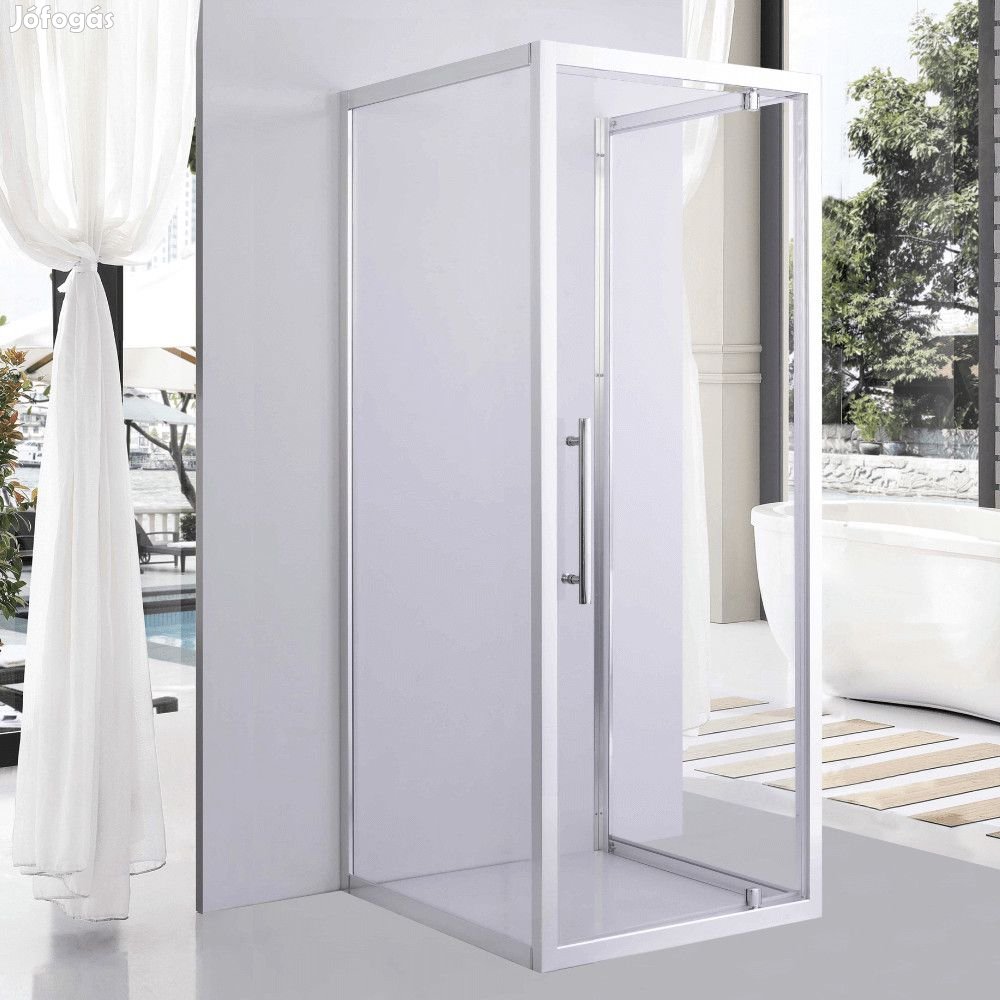 Stuxi Torino 80x90 falsíkra szerelhető 3 oldalú nyílóajtós