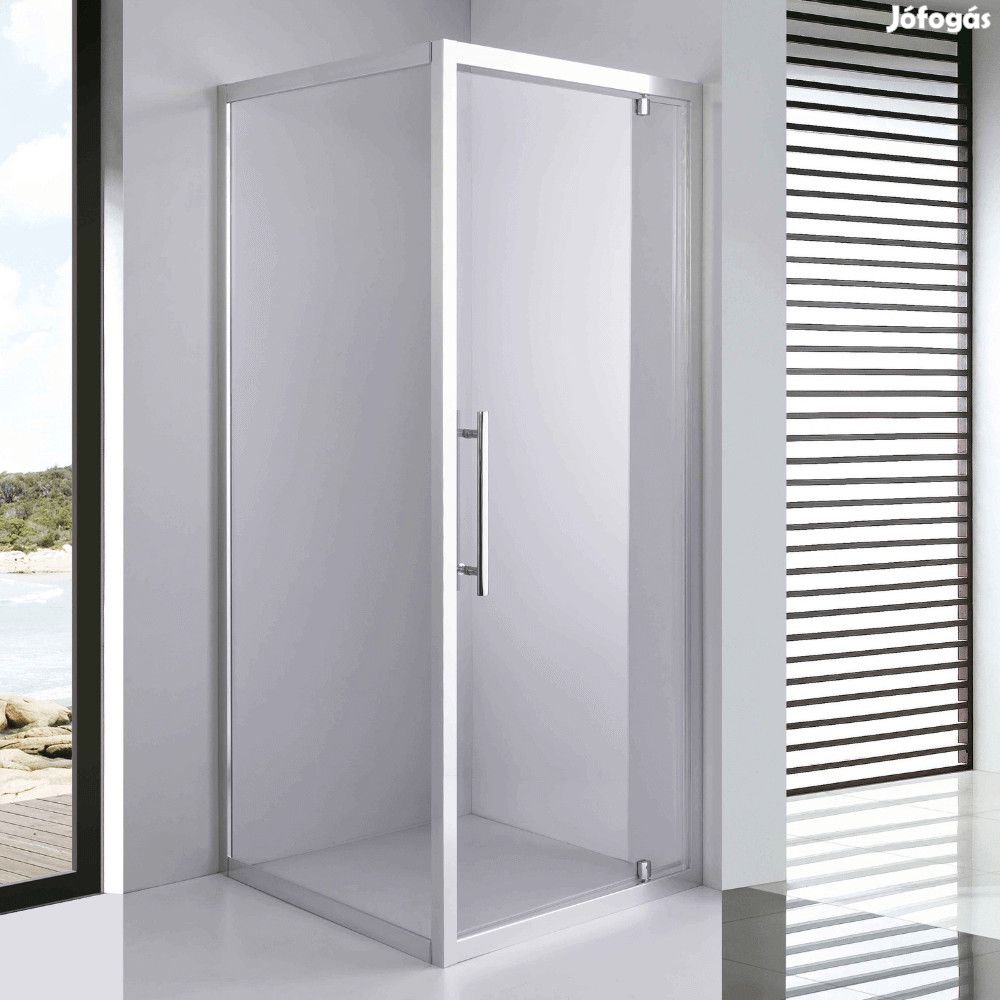 Stuxi Torino 90x90 szögletes nyílóajtós zuhanykabin 6 mm